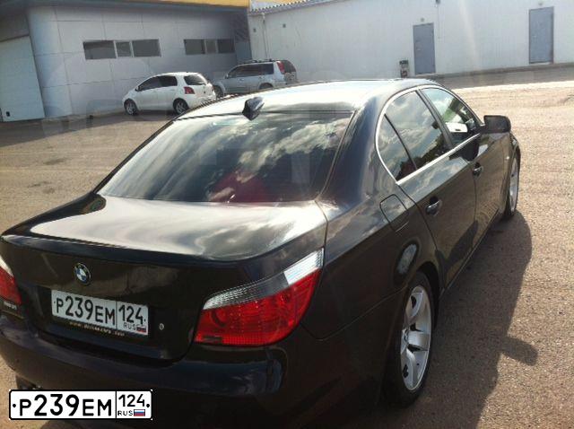 Фото автомобиля BMW SERIE 5, 2005 — госномер К341МА19. Цвет: ЧЕРНЫЙ