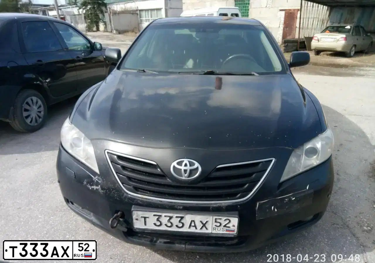 Фото автомобиля TOYOTA CAMRY, 2006 — госномер К131ВВ774. Цвет: ЧЕРНЫЙ