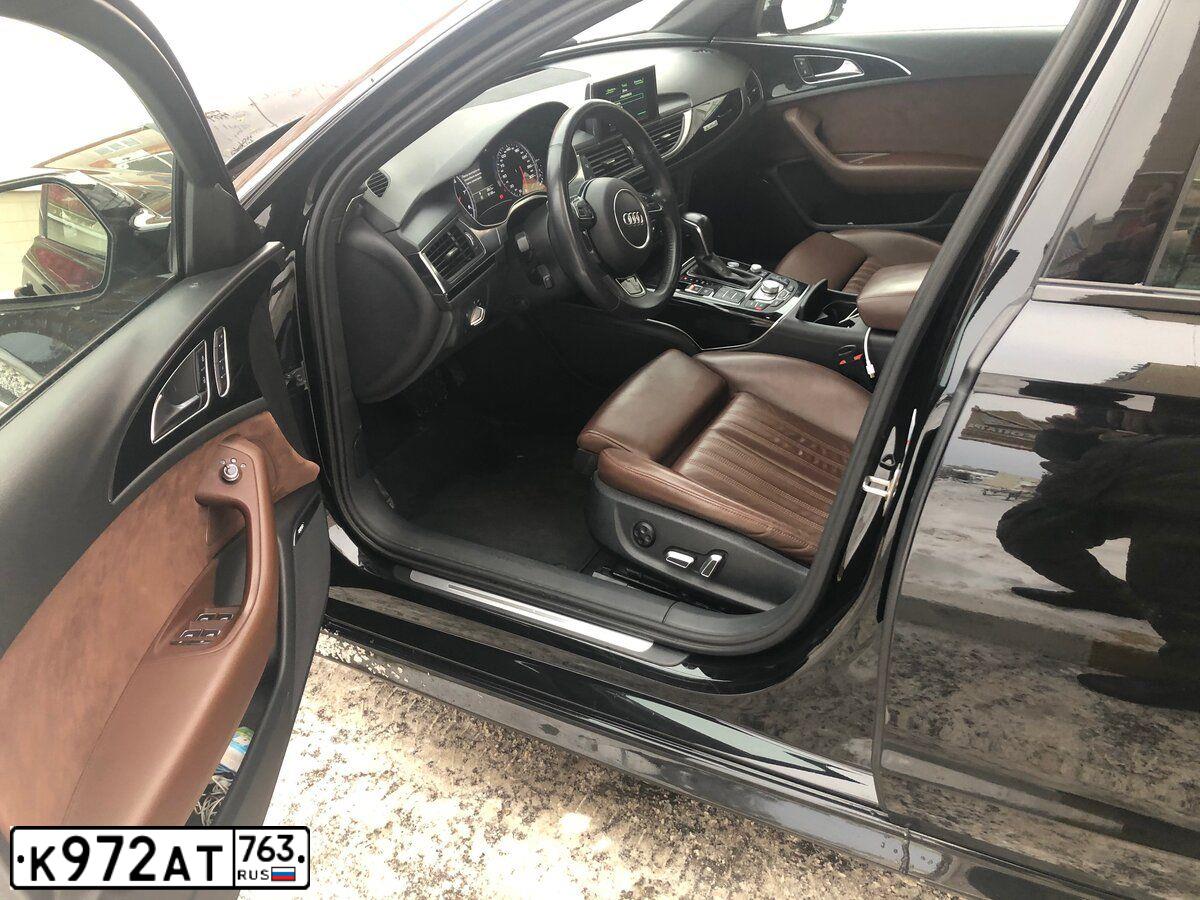 Фото автомобиля AUDI A6, 2017 — госномер Р744ВВ774. Цвет: ЧЕРНЫЙ