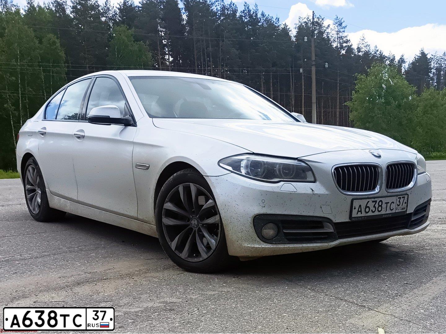 Фото автомобиля BMW 528I, 2016 — госномер О436КХ71