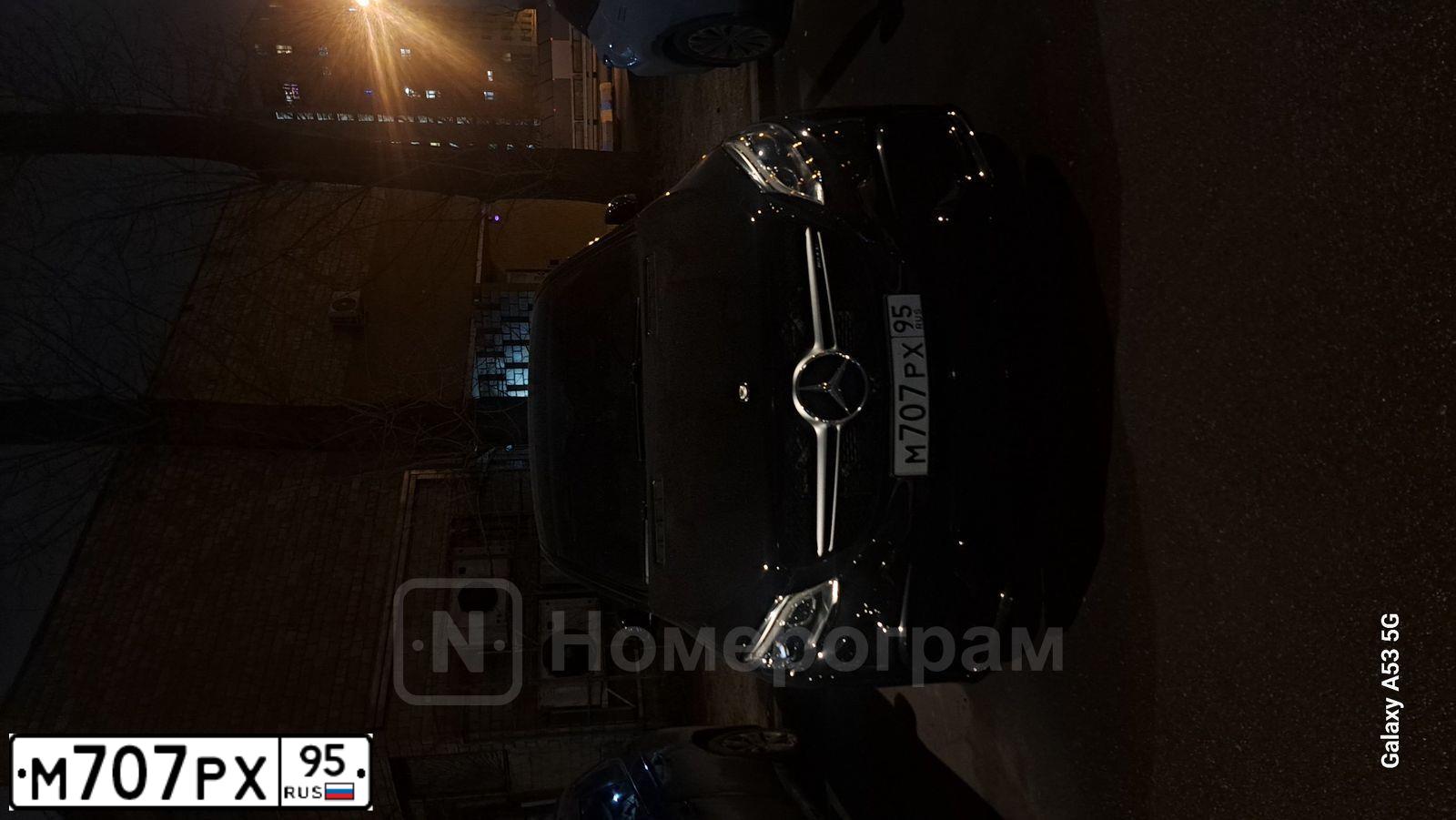 Фото автомобиля MERCEDES GLE-KLASSE, 2016 — госномер М707РХ95. Цвет: ЧЕРНЫЙ
