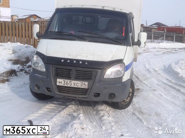 Фото автомобиля GAZ 3302, 2008 — госномер К556ТТ124. Цвет: Белый