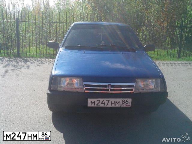 Фото автомобиля LADA 2109 SAMARA, 2004 — госномер М247НМ86. Цвет: СЕРЕБРИСТЫЙ ЯРКО-СИНИЙ