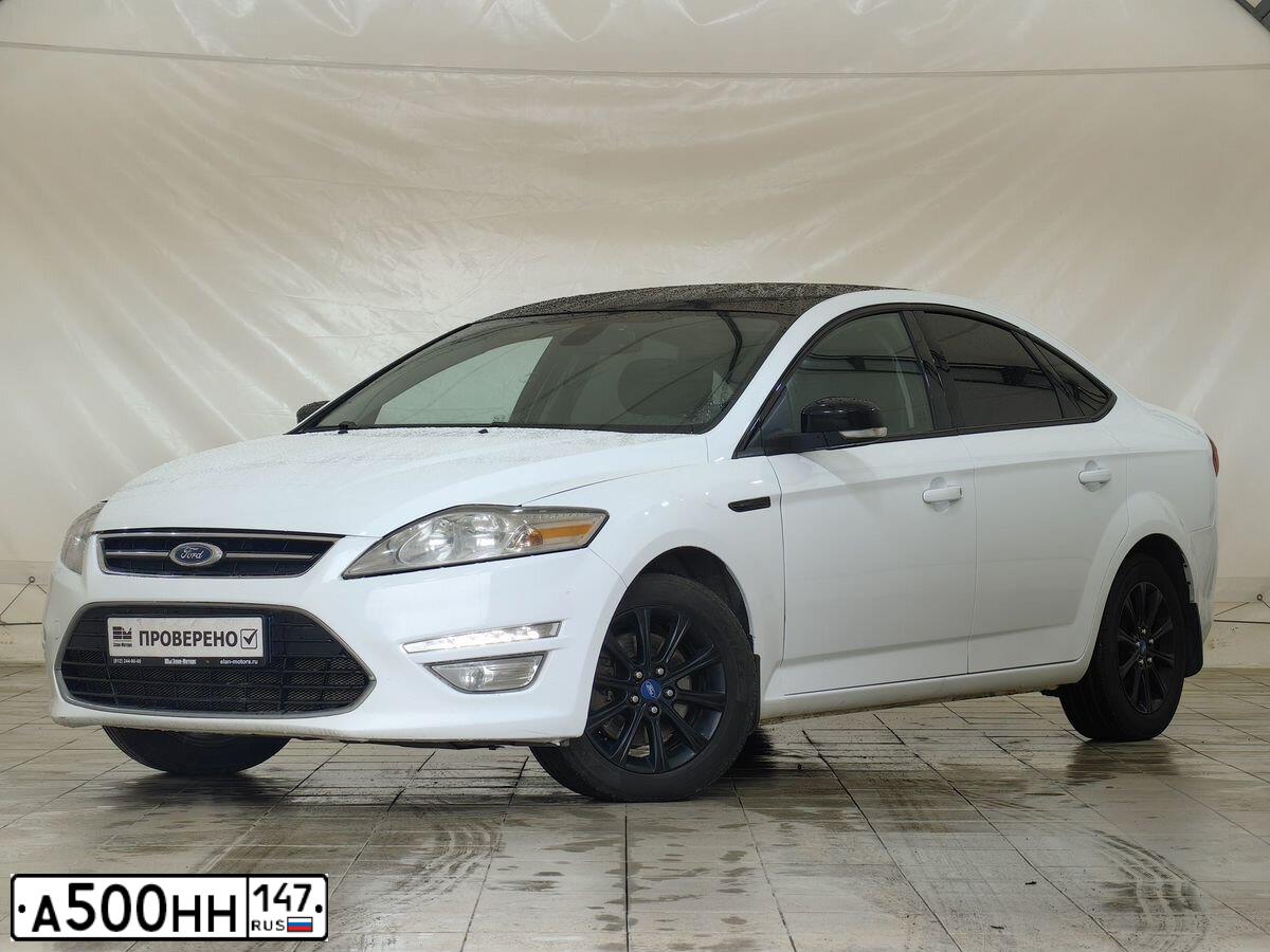 Фото автомобиля FORD MONDEO, 2012 — госномер У210СВ198. Цвет: Белый
