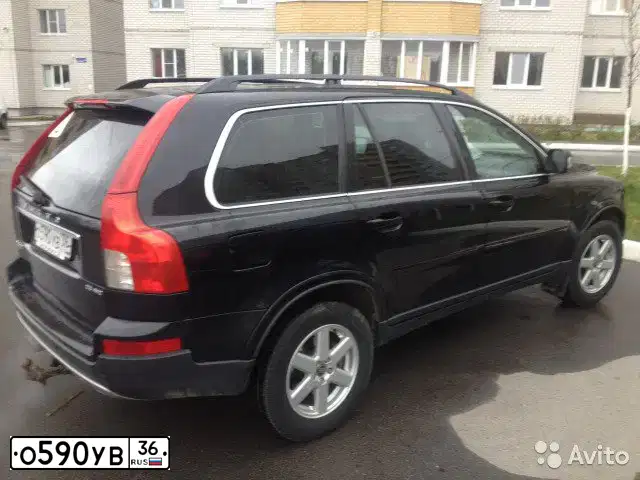 Фото автомобиля VOLVO XC90, 2007 — госномер В100ВВ29. Цвет: ЧЕРНЫЙ