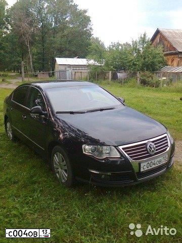 Фото автомобиля VOLKSWAGEN PASSAT, 2008 — госномер Н910ТО73. Цвет: ЧЕРНЫЙ