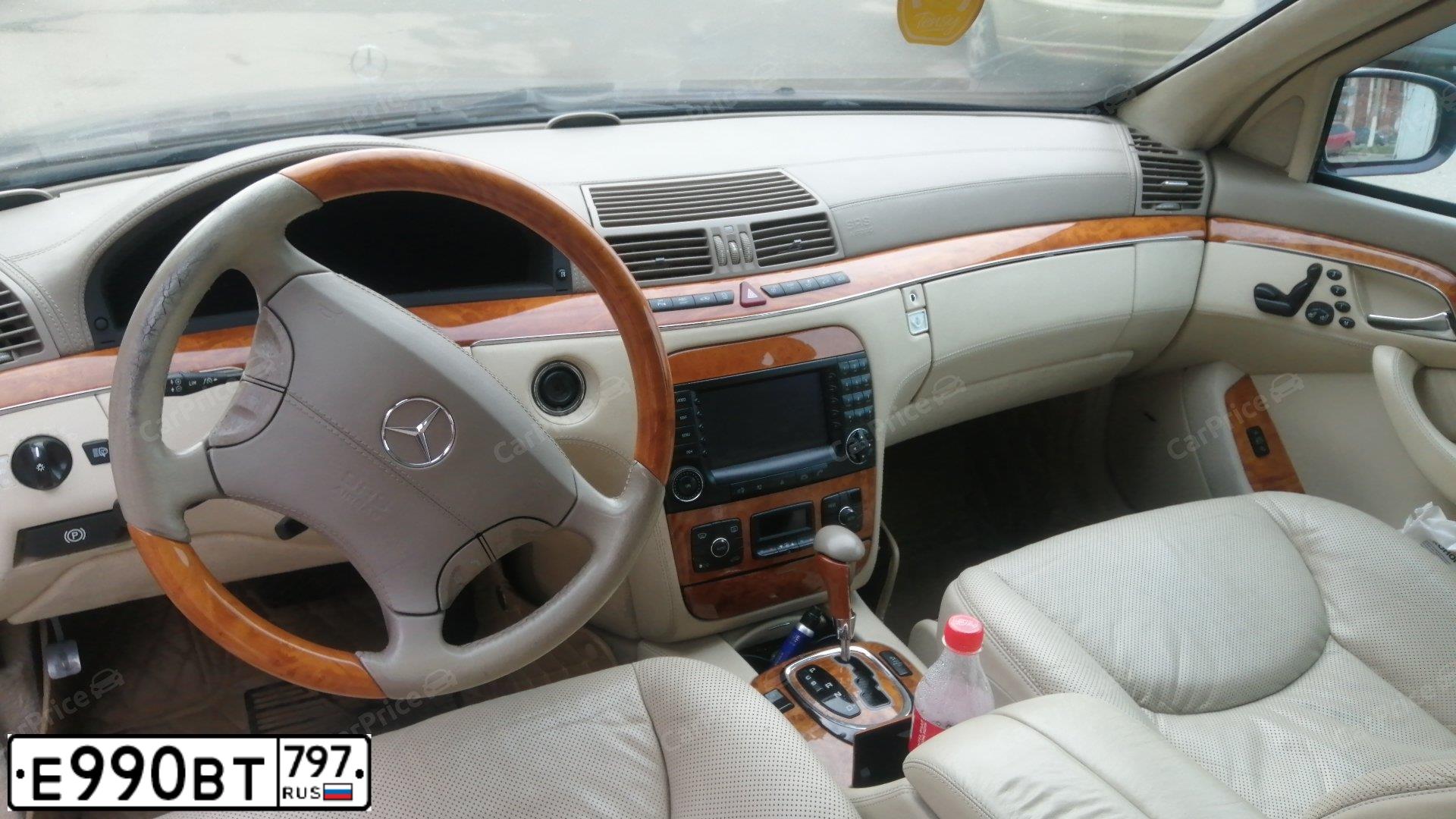 Фото автомобиля MERCEDES S-KLASSE, 2004 — госномер В696УХ790. Цвет: ФИОЛЕТОВЫЙ