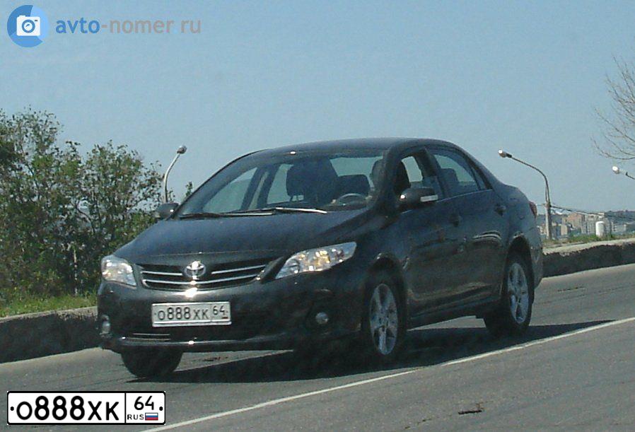 Фото автомобиля TOYOTA COROLLA, 2011 — госномер Р751МО30. Цвет: ЧЕРНЫЙ