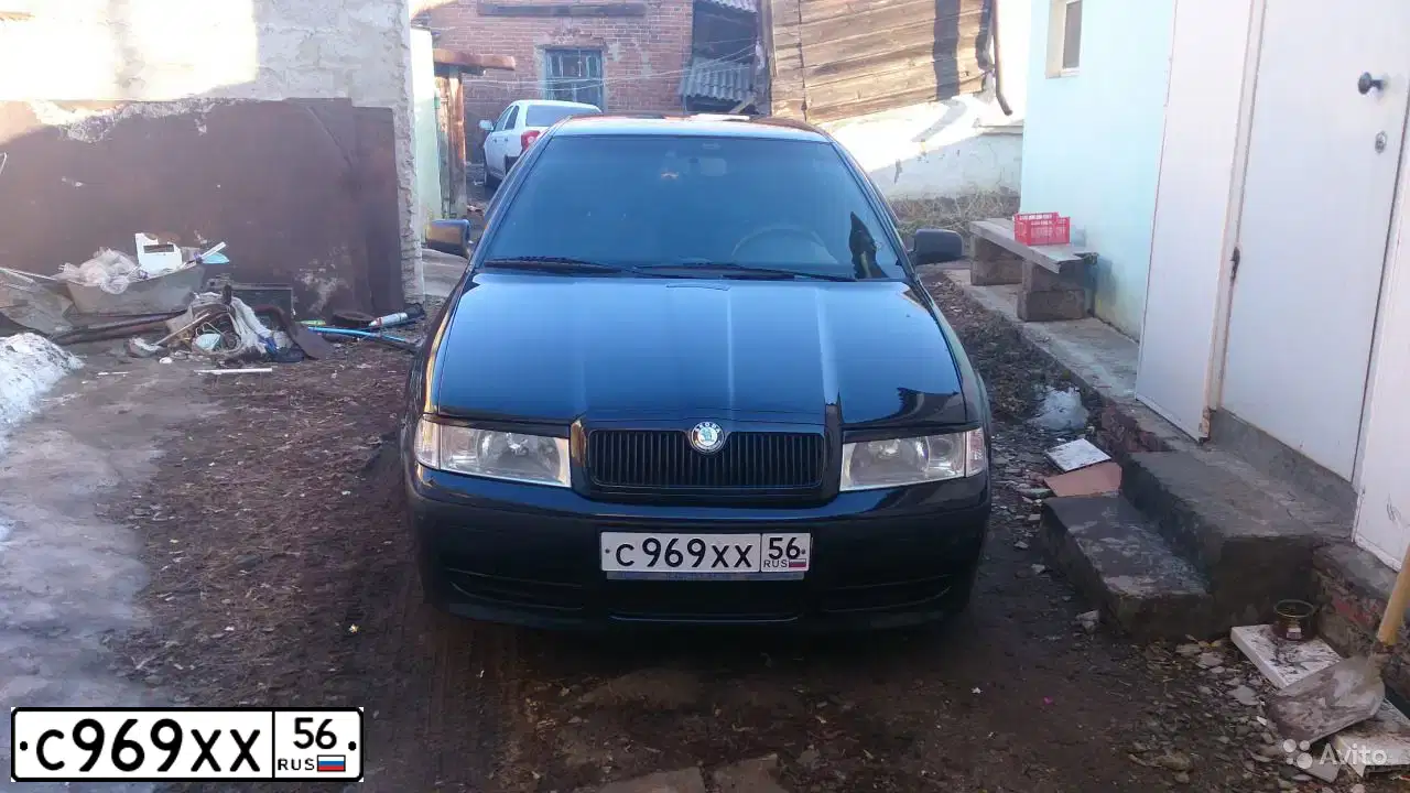 Фото автомобиля SKODA OCTAVIA, 2007 — госномер К329ВЕ163. Цвет: ЧЕРНЫЙ