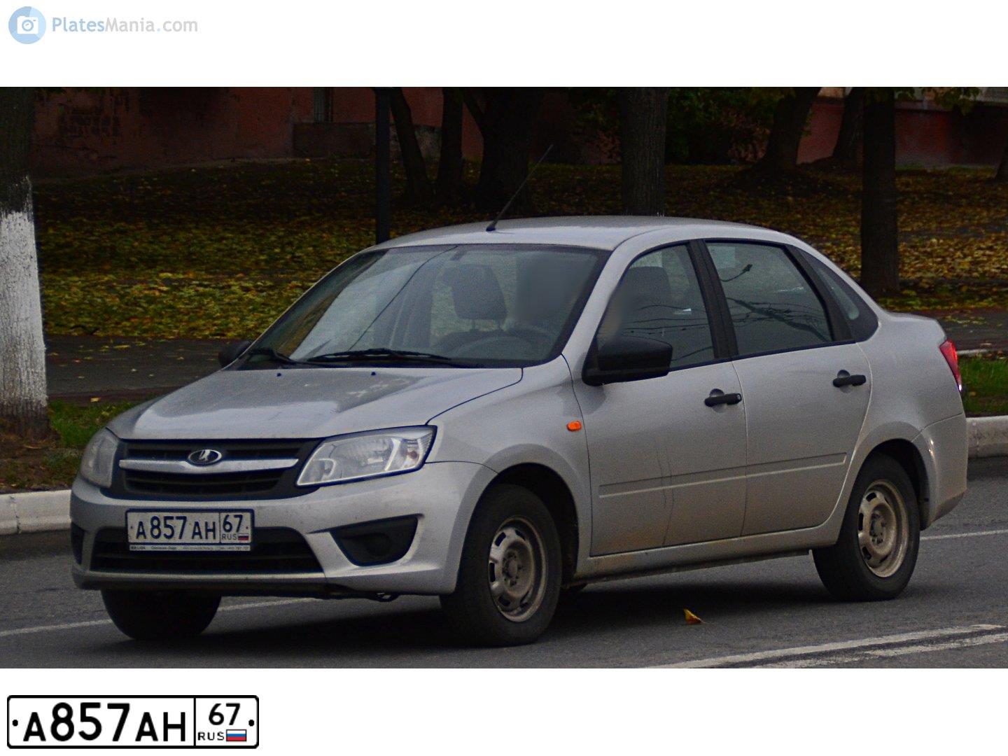 Фото автомобиля ЛАДА 219010, 2016 — госномер А121НМ252. Цвет: Серебристый