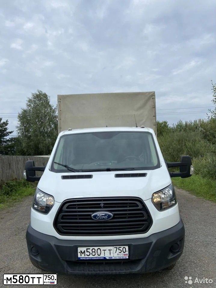 Фото автомобиля FORD TRANSIT, 2018 — госномер К092ВО550. Цвет: Белый