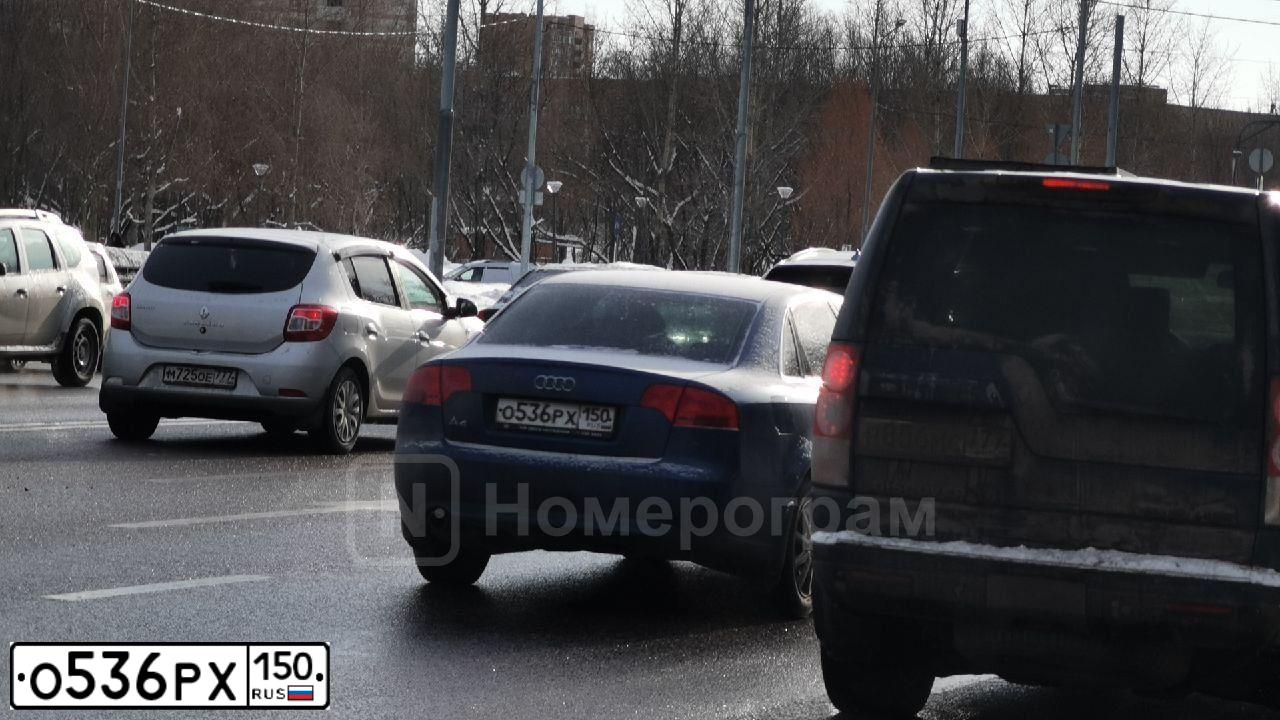Фото автомобиля AUDI A4, 2007 — госномер О397РС71. Цвет: синий