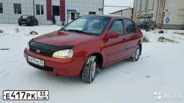 Фото автомобиля ВАЗ 11183 ЛАДА КАЛИНА, 2006 — госномер А583УН252. Цвет: СЕРЕБРИСТО-КРАСНЫЙ