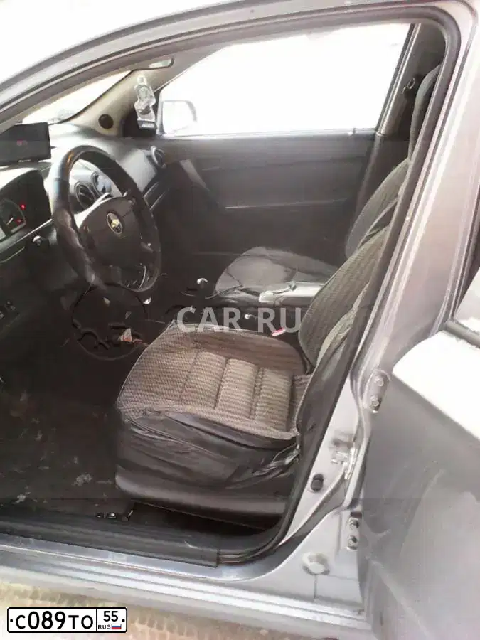 Фото автомобиля CHEVROLET AVEO, 2007 — госномер Р432НМ154. Цвет: СЕРЫЙ