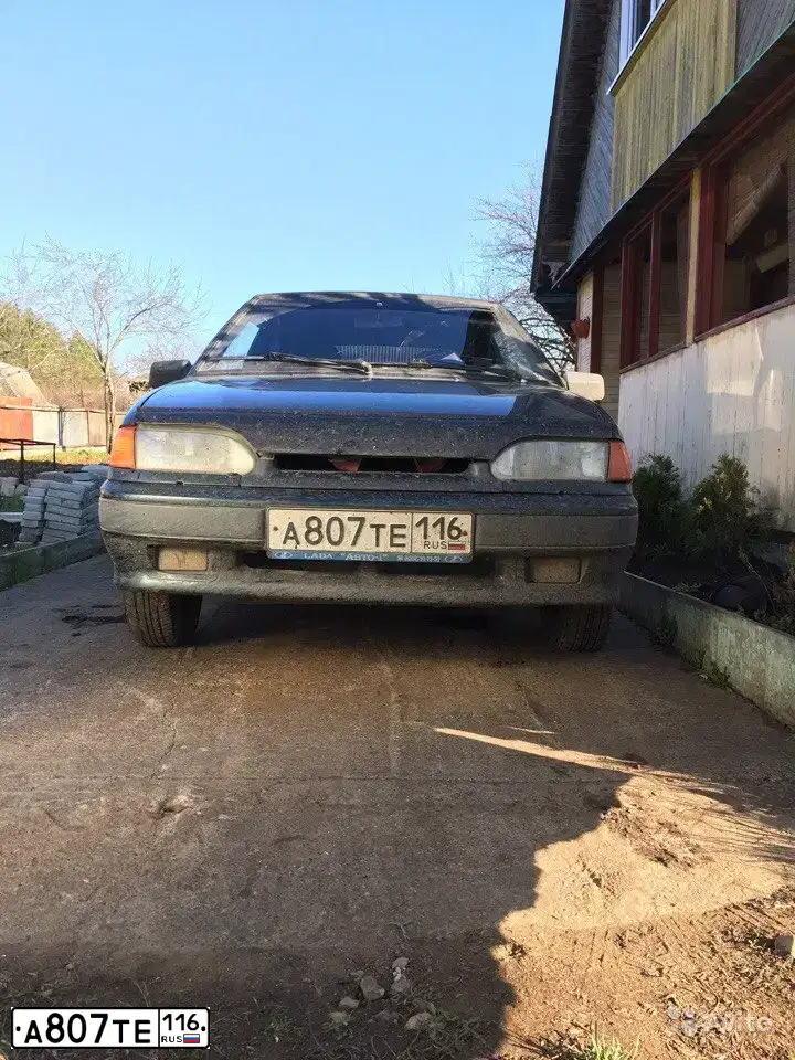 Фото автомобиля LADA 2113 SAMARA, 2007 — госномер Н356ЕЕ716. Цвет: Темно-зеленый