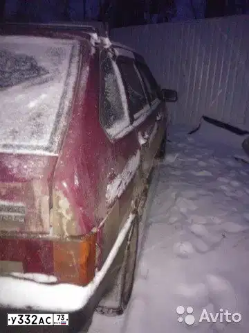 Фото автомобиля LADA 2109 SAMARA, 2000 — госномер О992ТВ777. Цвет: ТЕМНО - БОРДОВЫЙ