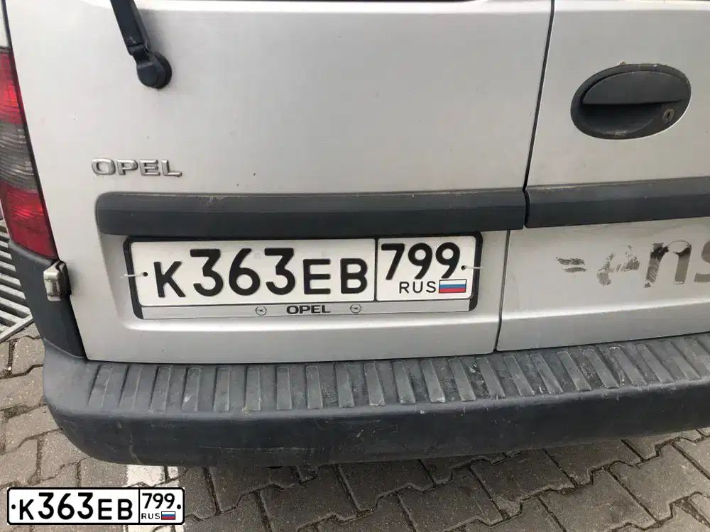 Фото автомобиля OPEL COMBO, 2008 — госномер С644АК11