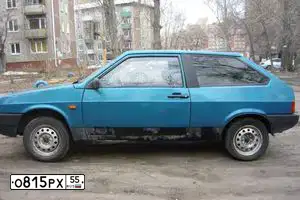 Фото автомобиля LADA 2108 SAMARA, 1999 — госномер Н545СУ55. Цвет: СЕРЕБРИСТО-ЗЕЛЕНЫЙ
