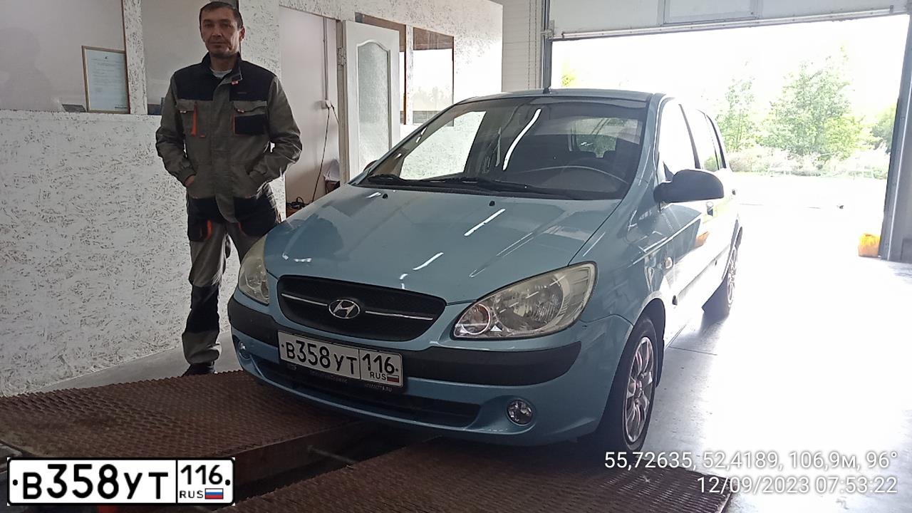 Фото автомобиля HYUNDAI GETZ, 2010 — госномер С989ЕР716