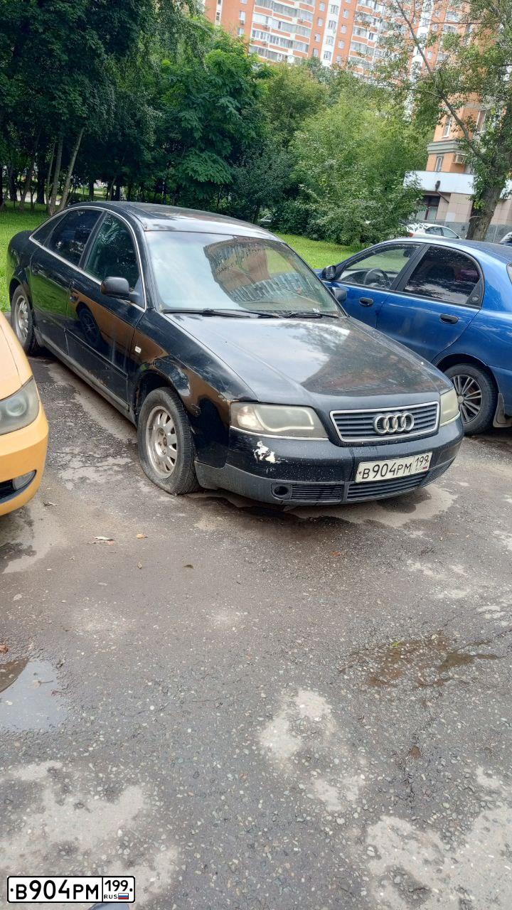 Фото автомобиля AUDI A6, 1998 — госномер В904РМ199. Цвет: ЧЕРНЫЙ