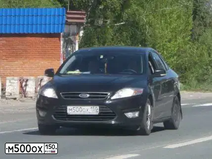 Фото автомобиля FORD MONDEO, 2012 — госномер В181ОТ51. Цвет: ЧЕРНЫЙ