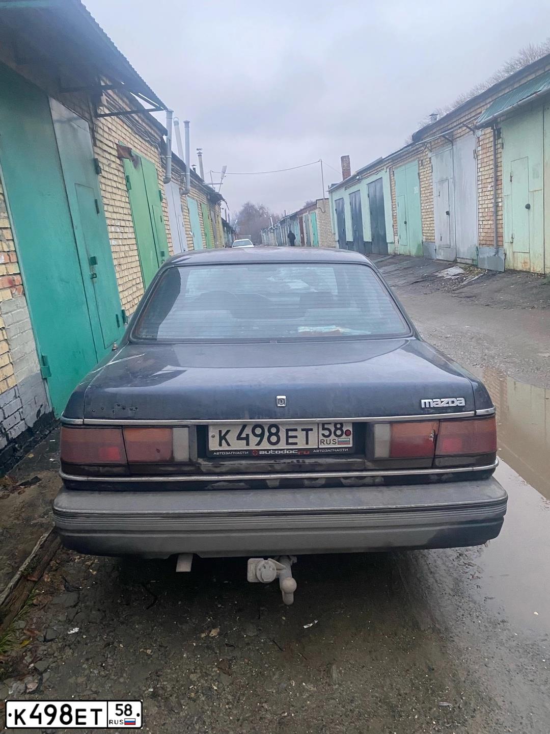 Фото автомобиля MAZDA 929, 1991 — госномер А966АС99. Цвет: СИНИЙ