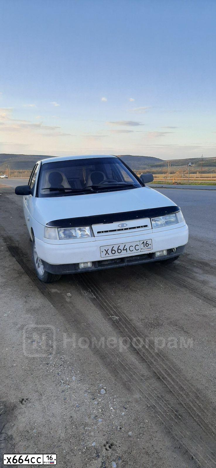 Фото автомобиля LADA 2110, 2001 — госномер Х664СС16. Цвет: ЯРКО-БЕЛЫЙ
