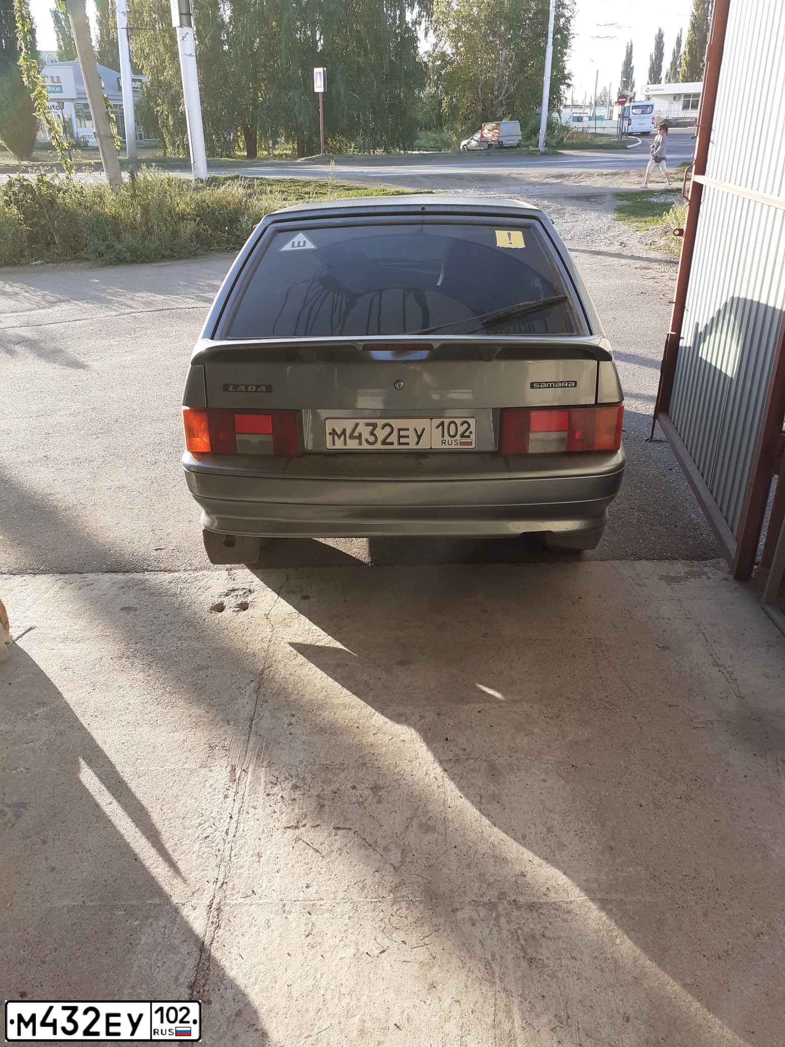 Фото автомобиля LADA 2114 SAMARA, 2009 — госномер М432ЕУ102. Цвет: СРЕДНИЙ СЕРО-ЗЕЛЕНЫЙ МЕТ.