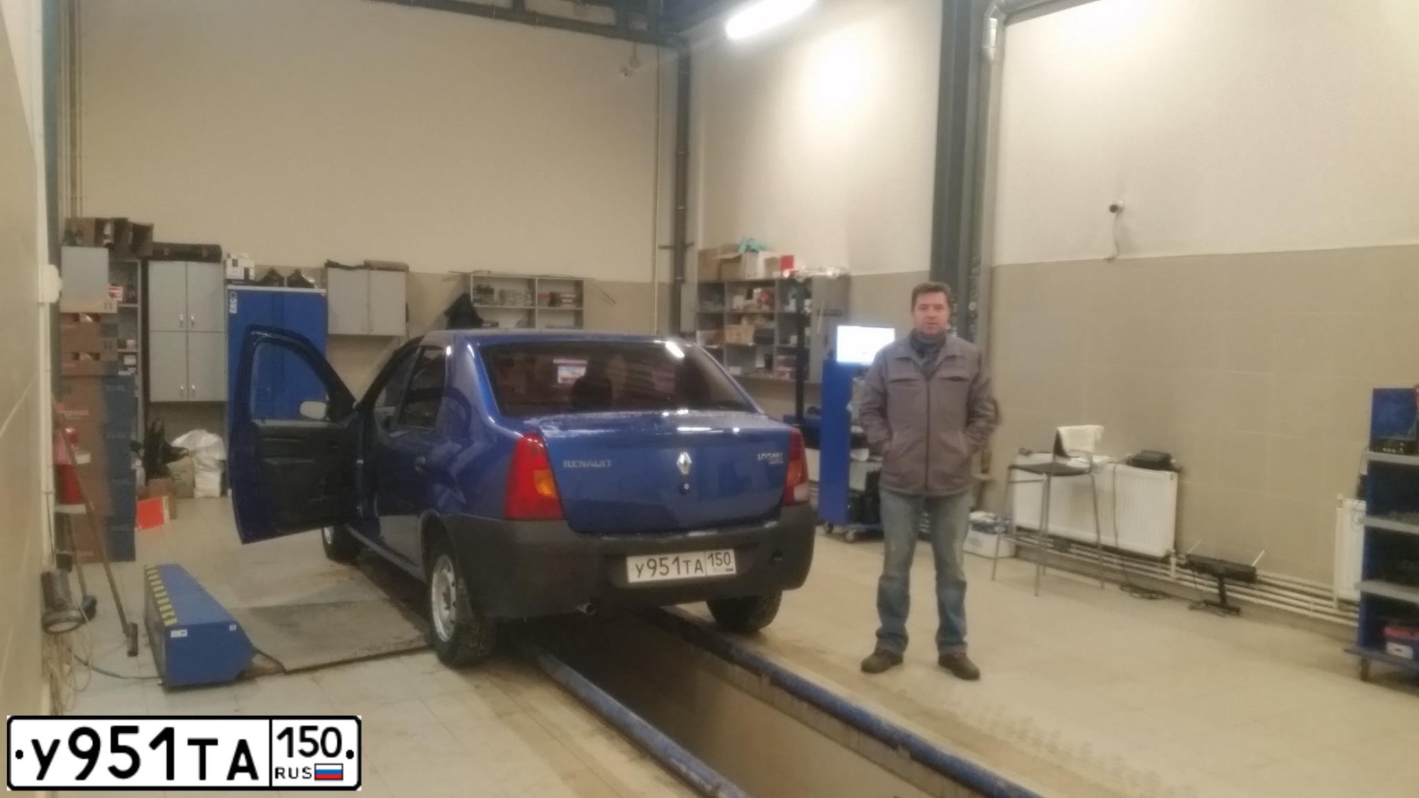 Фото автомобиля RENAULT LOGAN, 2008 — госномер С606КР40
