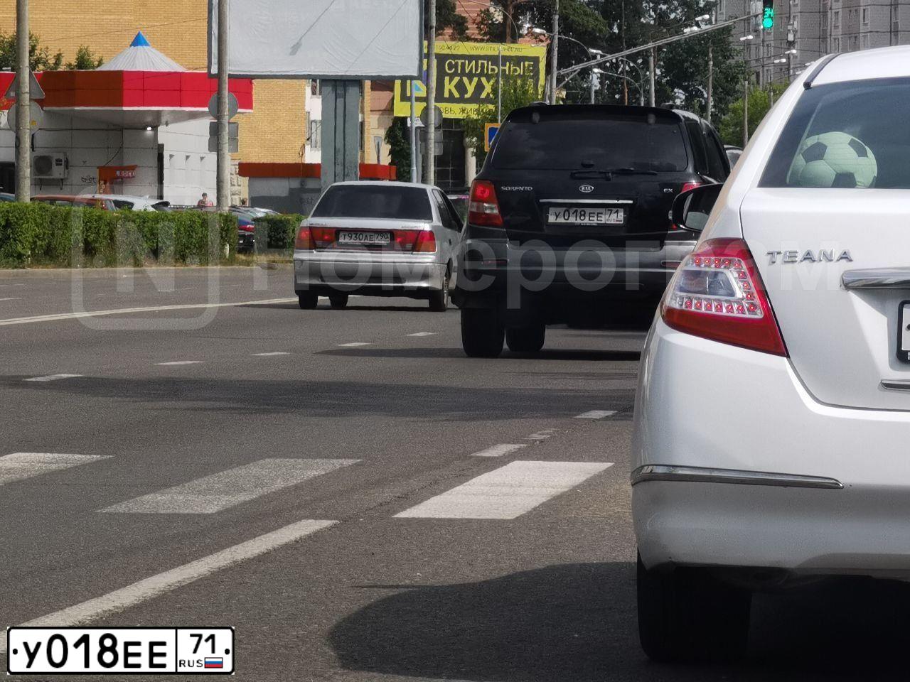 Фото автомобиля KIA SORENTO, 2005 — госномер У018ЕЕ71. Цвет: ЧЕРНЫЙ