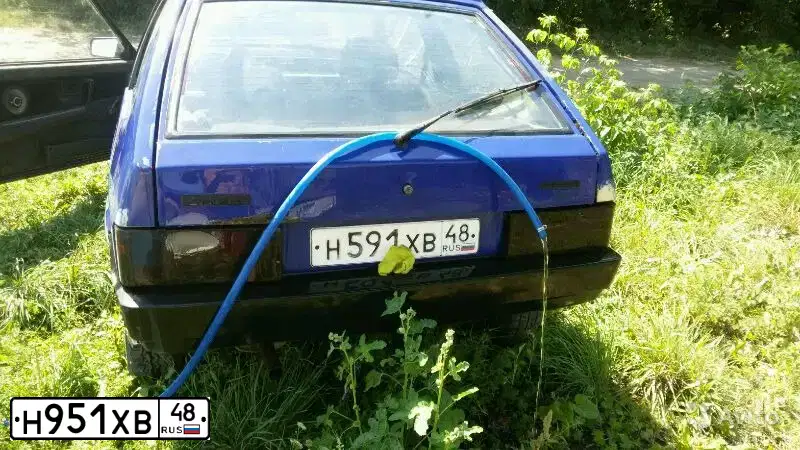 Фото автомобиля LADA 2171 PRIORA, 2012 — госномер Н951ХВ48. Цвет: СЕРО-СИНИЙ