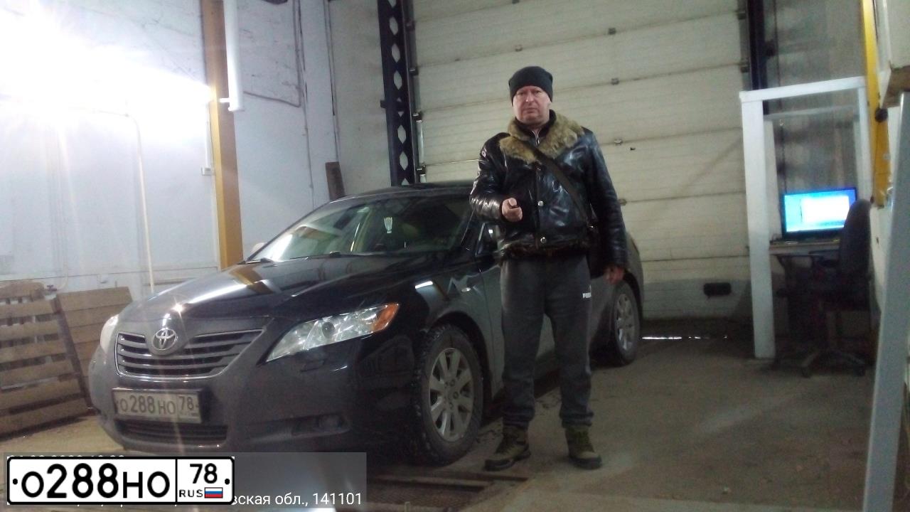 Фото автомобиля TOYOTA CAMRY, 2008 — госномер У434СО43. Цвет: ЧЕРНЫЙ