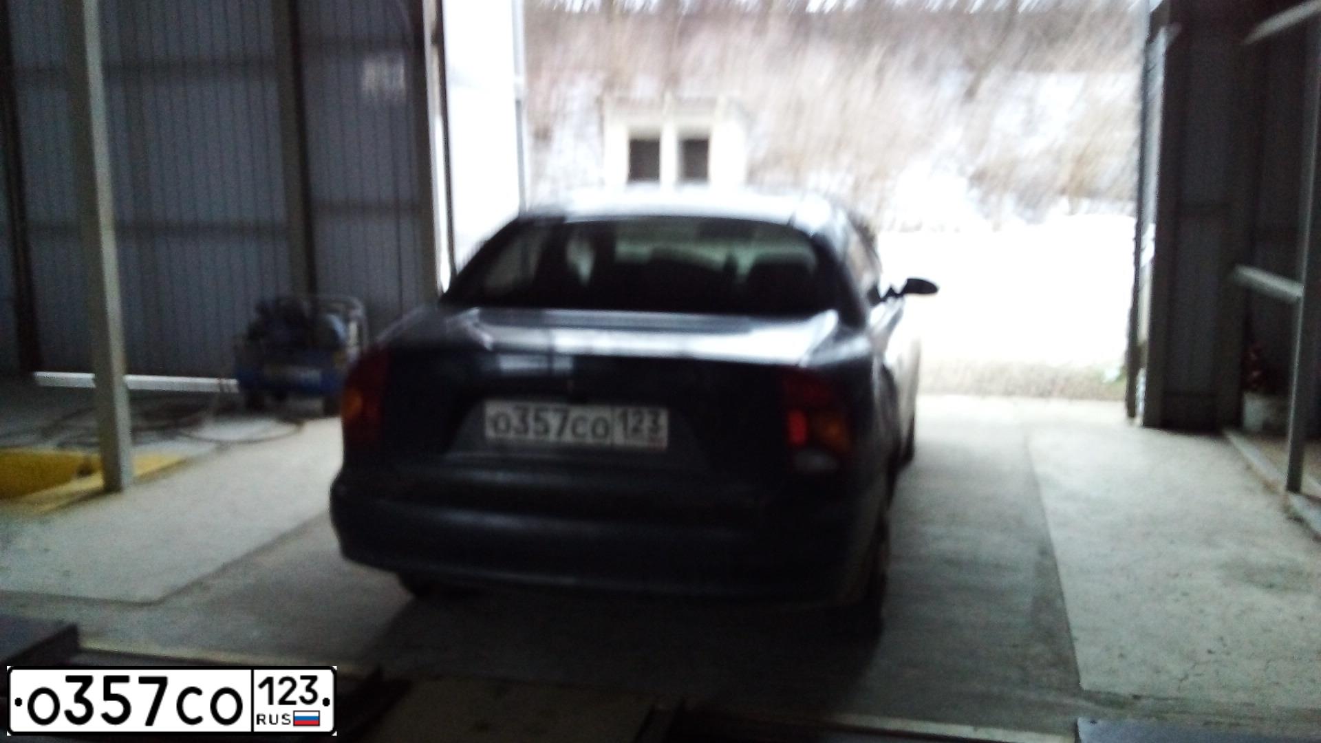 Фото автомобиля CHEVROLET LANOS, 2007 — госномер С626ТН193. Цвет: ЧЕРНЫЙ