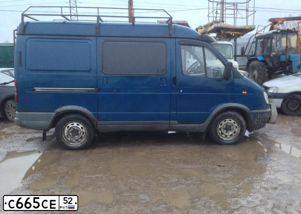 Фото автомобиля GAZ 2752 SOBOL, 2006 — госномер С665СТ52. Цвет: Сине-зеленый