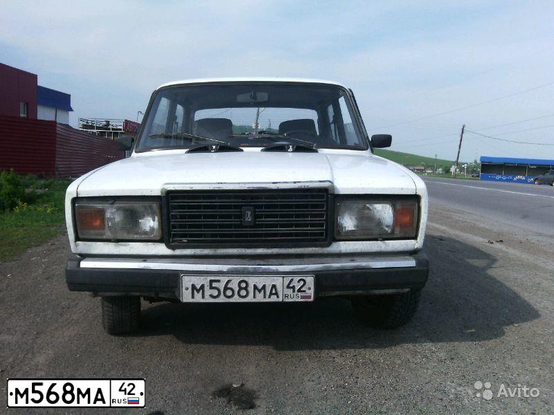 Фото автомобиля LADA 2107, 1995 — госномер В226РВ122. Цвет: Белый