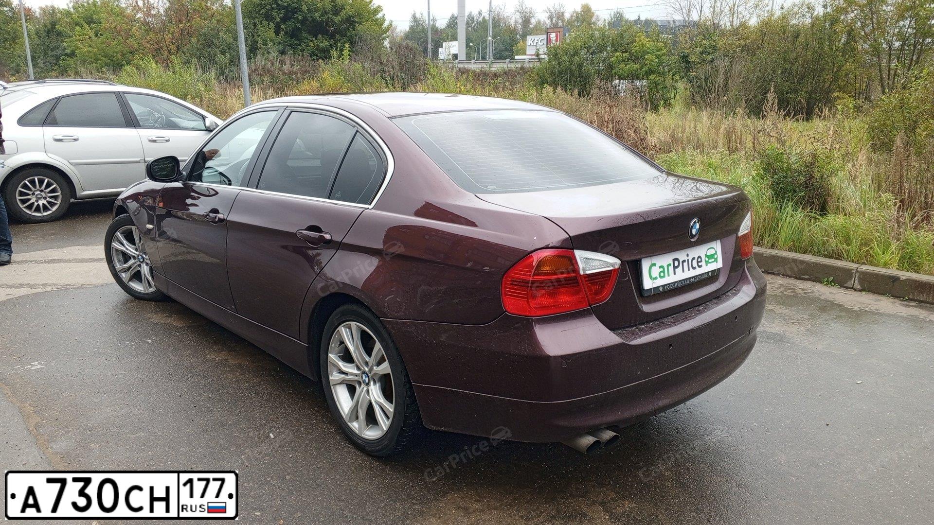Фото автомобиля BMW 325I, 2006 — госномер Р089ЕС126. Цвет: Красный