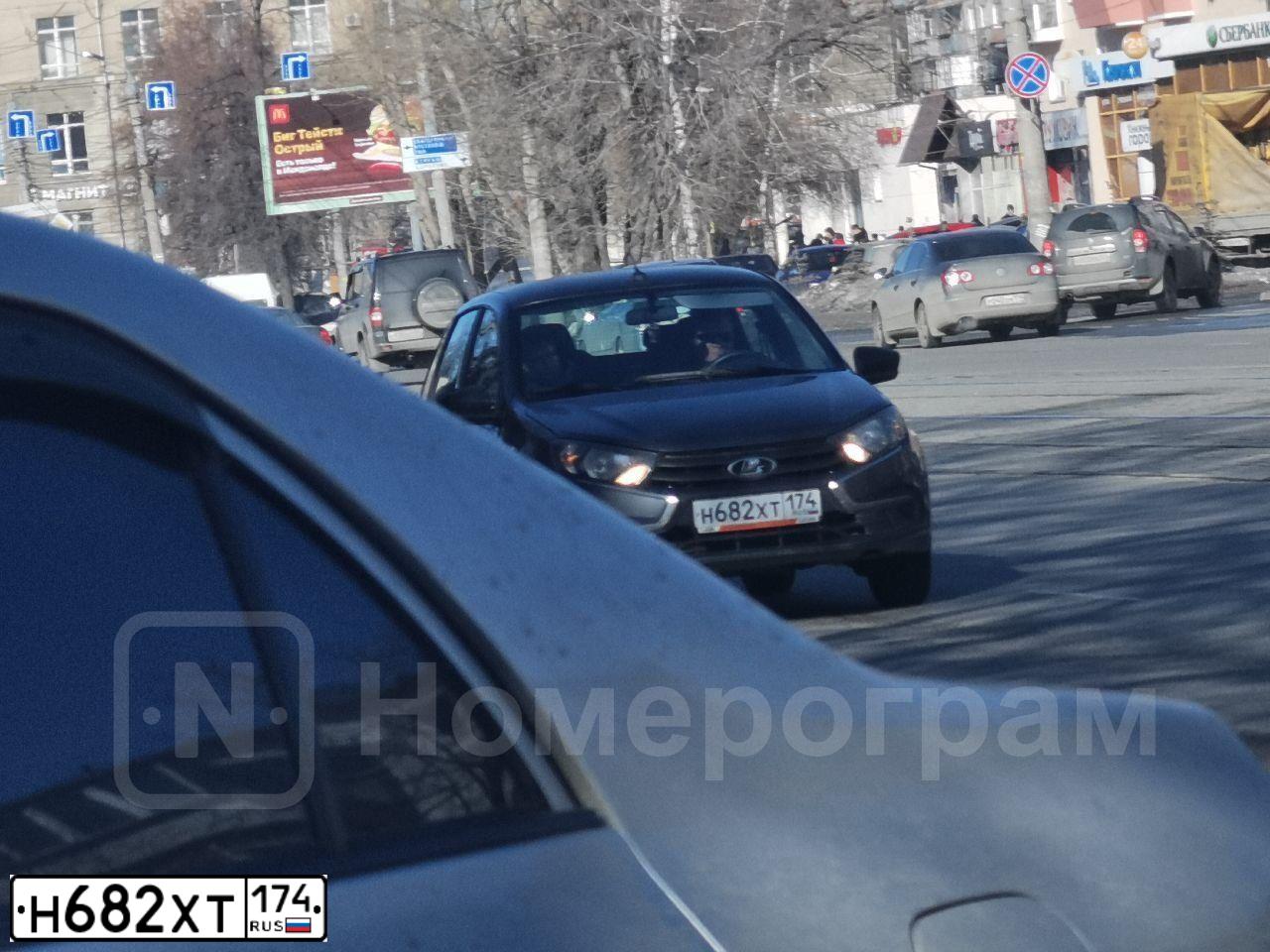 Фото автомобиля LADA GRANTA, 2018 — госномер М064ОТ763. Цвет: СЕРЕБРИСТО-ТЕМНО-СЕРЫЙ