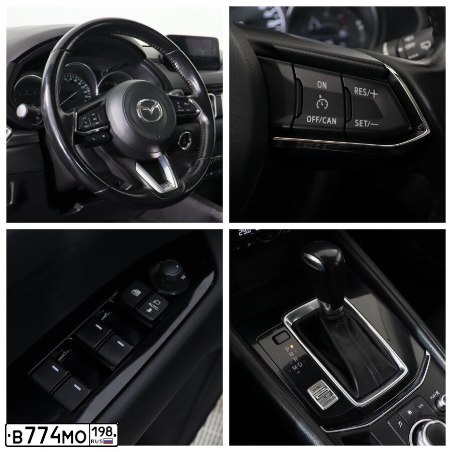 Фото автомобиля MAZDA CX-5, 2018 — госномер В774МО198. Цвет: ТЕМНО-СЕРЫЙ