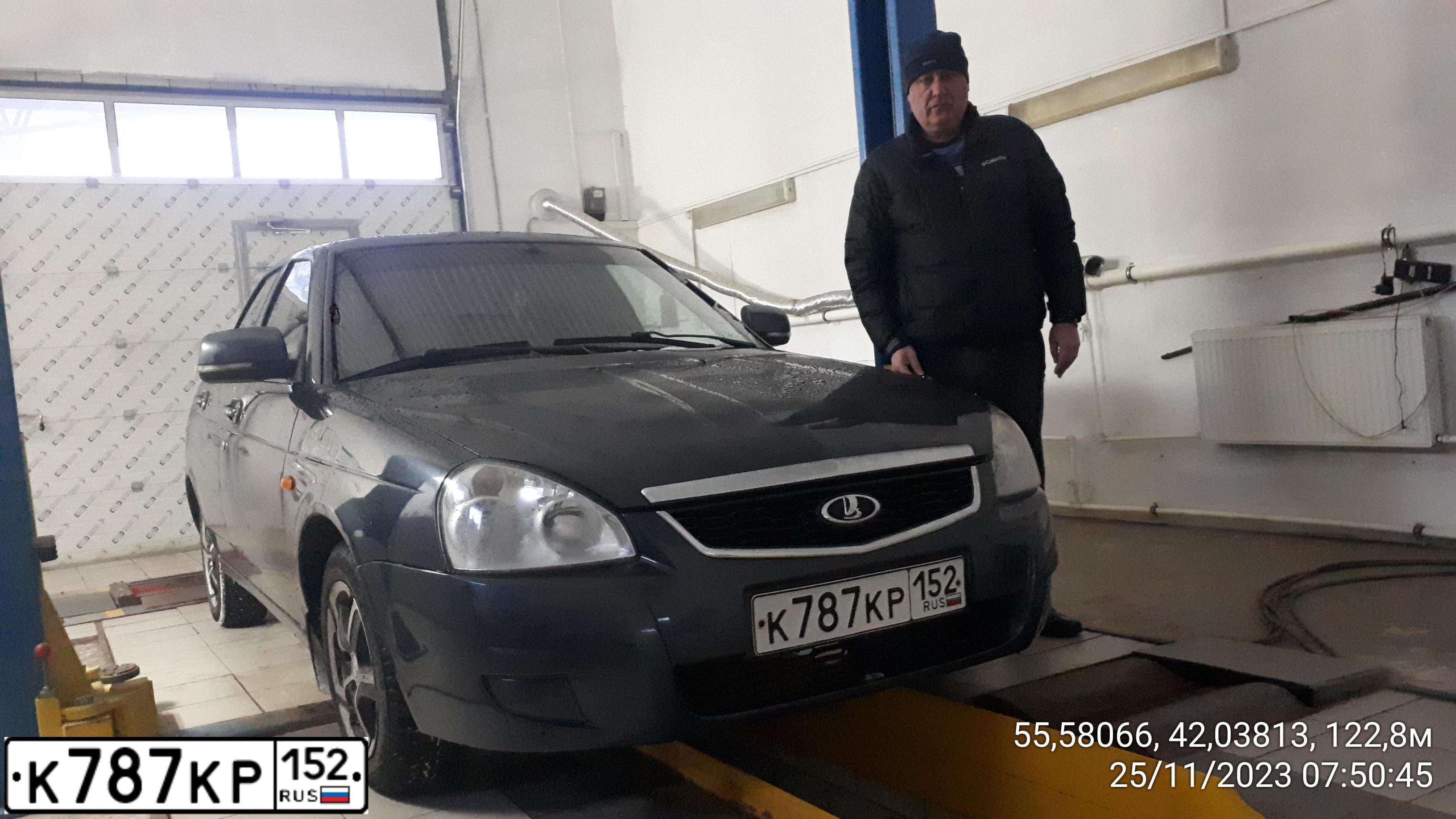 Фото автомобиля LADA PRIORA, 2012 — госномер Т660УС33