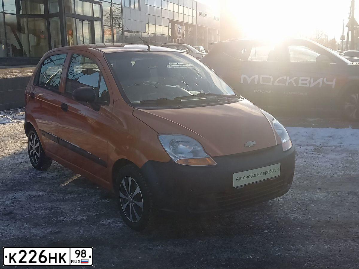 Фото автомобиля ШЕВРОЛЕ SPARK, 2005 — госномер А018ТВ147. Цвет: ТЕМНО-ОРАНЖЕВЫЙ