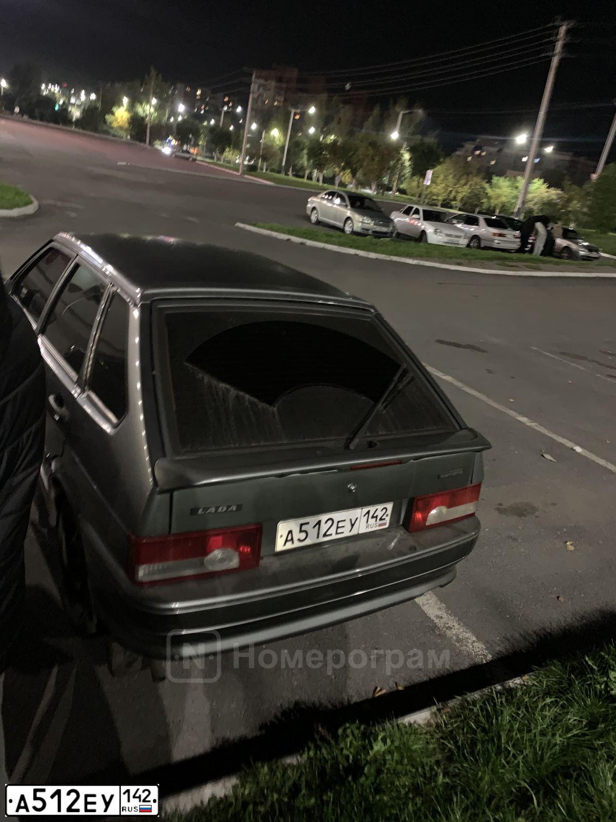 Фото автомобиля LADA 2114 SAMARA, 2012 — госномер А512ЕУ142. Цвет: средний серо-зеленый металлик