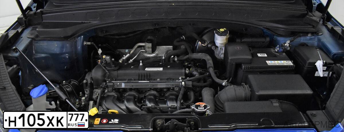 Фото автомобиля HYUNDAI CRETA, 2017 — госномер Е097УУ790. Цвет: синий