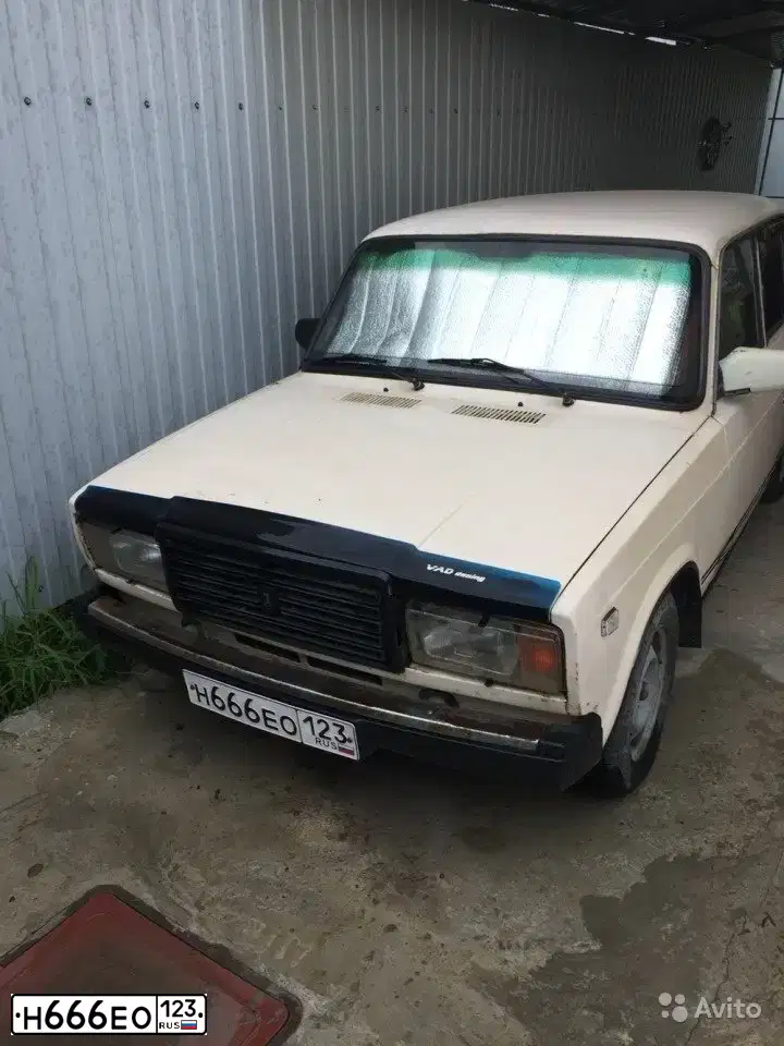Фото автомобиля LADA 2108 SAMARA, 1986 — госномер Н666ЕО123. Цвет: КРАСНЫЙ