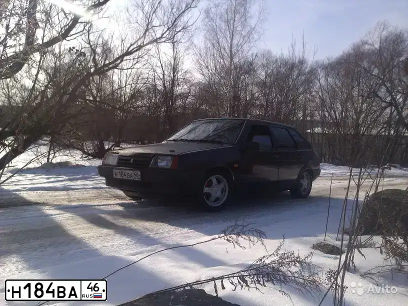 Фото автомобиля LADA 2109 SAMARA, 1998 — госномер Н184ВА46. Цвет: ФИОЛЕТОВЫЙ