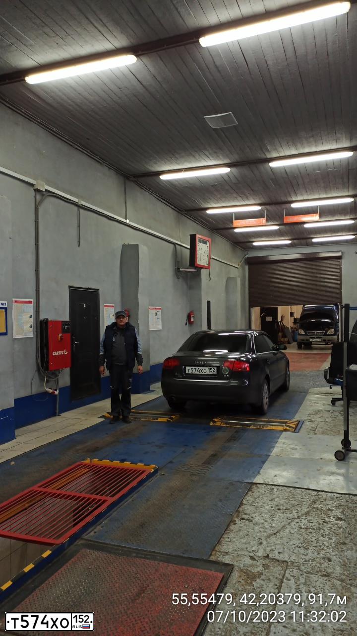 Фото автомобиля AUDI A4, 2007 — госномер Т574ХО152. Цвет: ТЕМНО-СЕРЫЙ