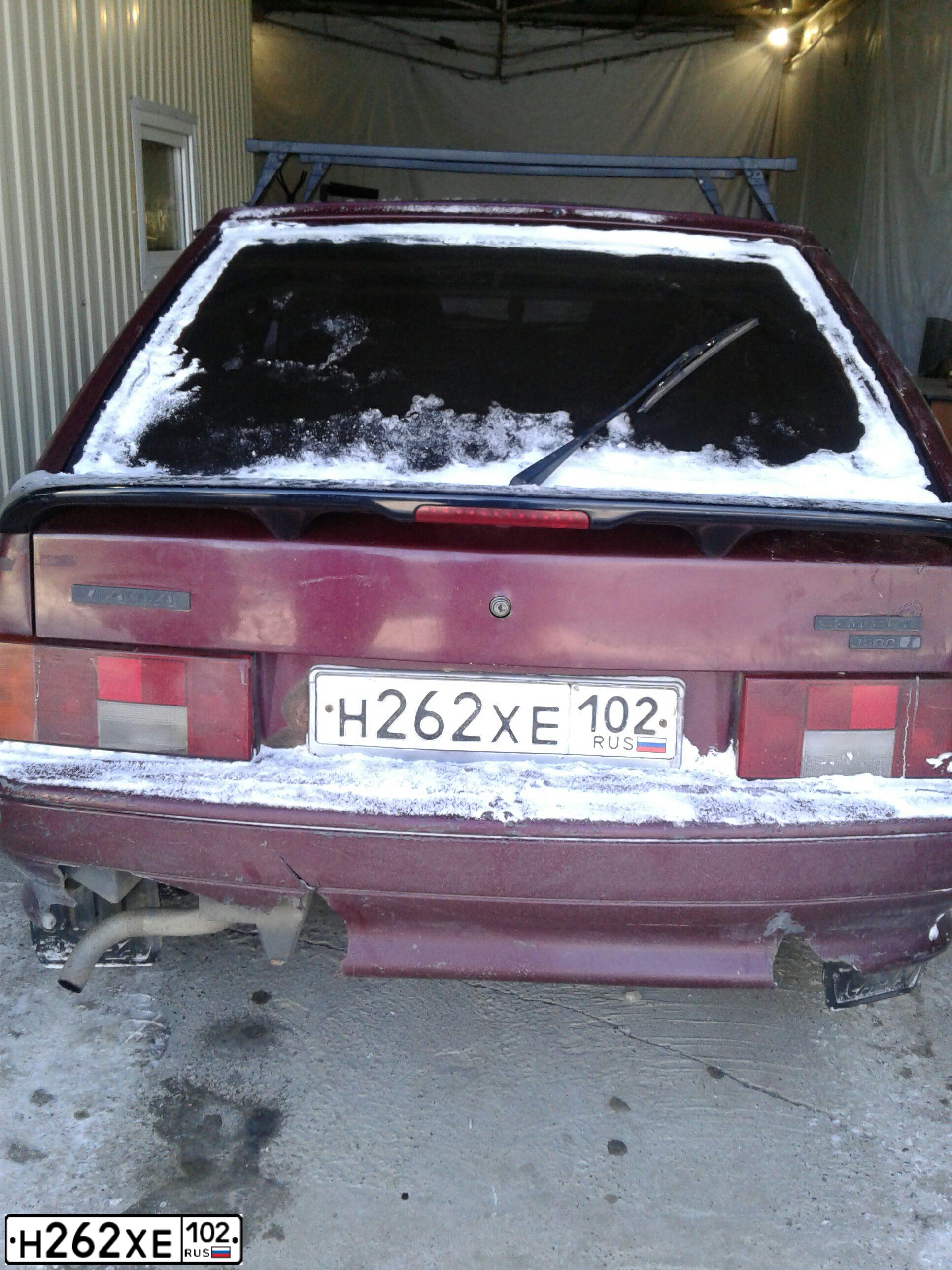 Фото автомобиля LADA 2114 SAMARA, 2004 — госномер Н262ХЕ102. Цвет: ТЕМНО-МАЛИНОВЫЙ