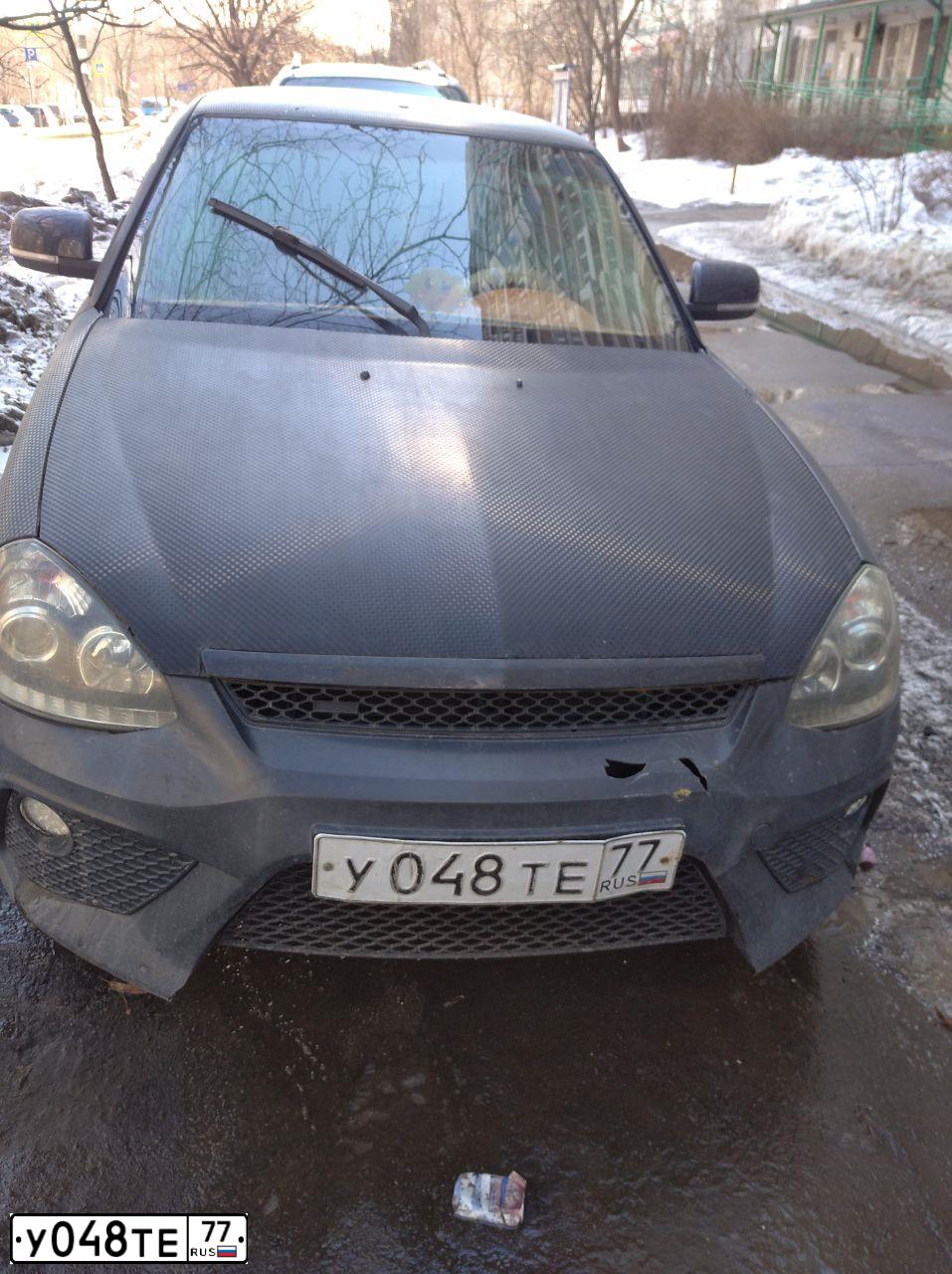 Фото автомобиля LADA 2170 PRIORA, 2011 — госномер У497КН152. Цвет: ЧЕРНЫЙ