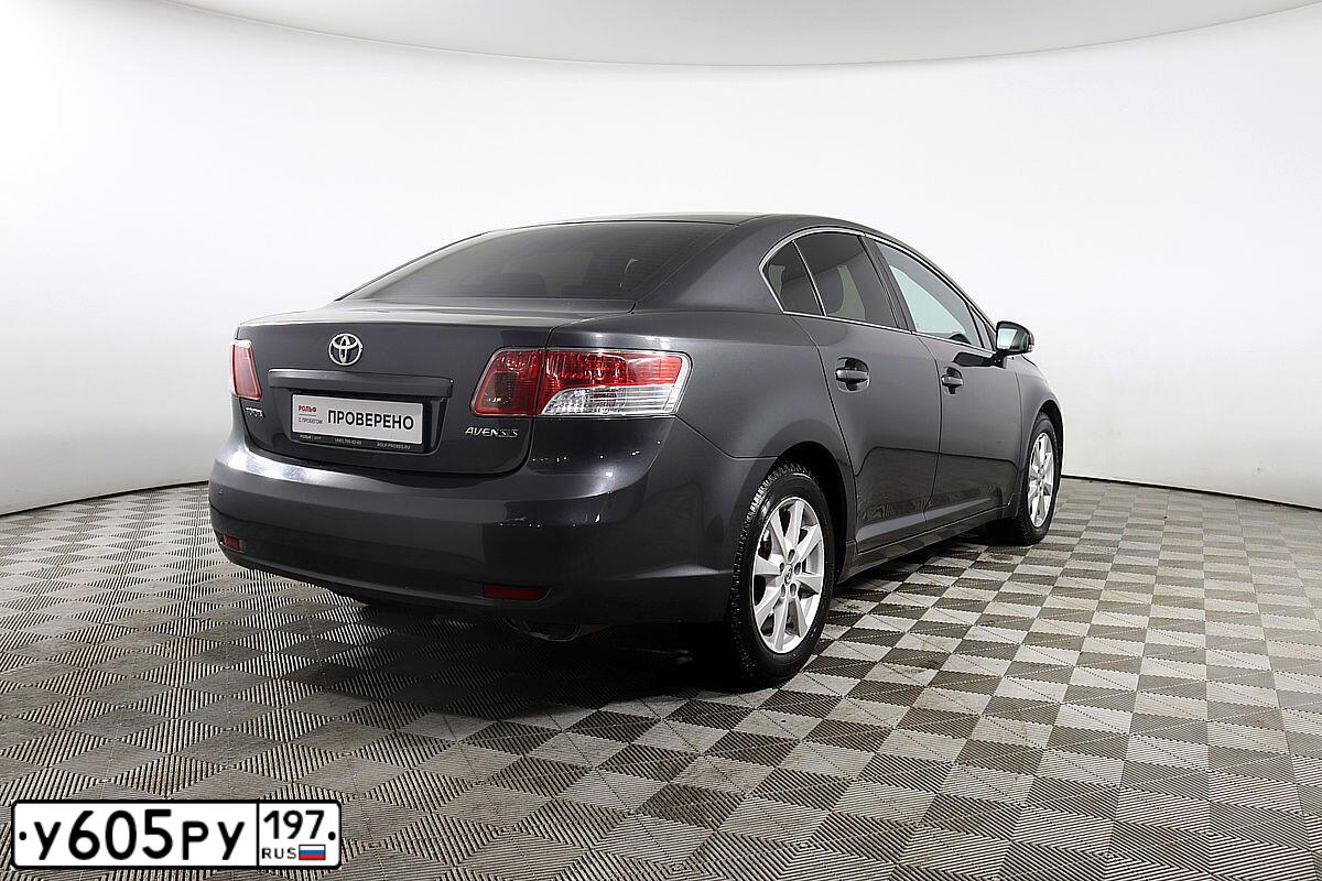 Фото автомобиля TOYOTA AVENSIS, 2011 — госномер В699АР92. Цвет: Серый