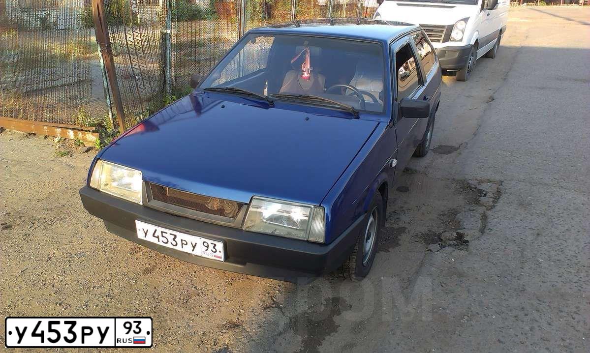Фото автомобиля LADA 2108 SAMARA, 1994 — госномер У453РУ93. Цвет: СЕРЕБРИСТО-СИНИЙ