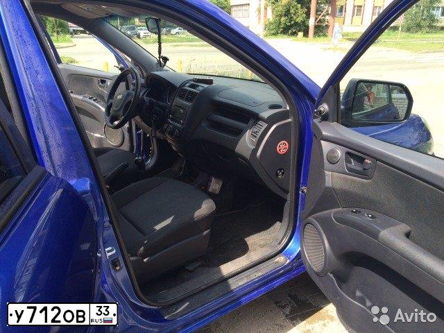 Фото автомобиля KIA SPORTAGE, 2010 — госномер У712ОВ33. Цвет: синий